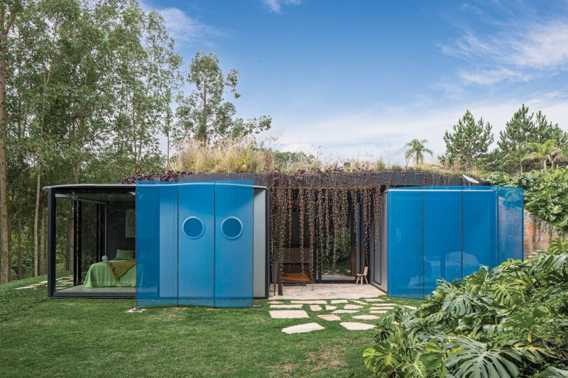 Step Into A Modular Home In Brazil Embraced By The Earth