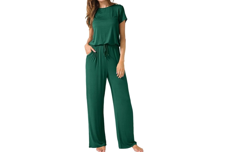 Thousands of Amazon shoppers are rating Lainab’s Short-Sleeve Wide-Legs Jumpsuit five stars because it's flattering and fashionable, and it feels like they’re wearing pajamas. Shop it starting at $26 on Amazon.