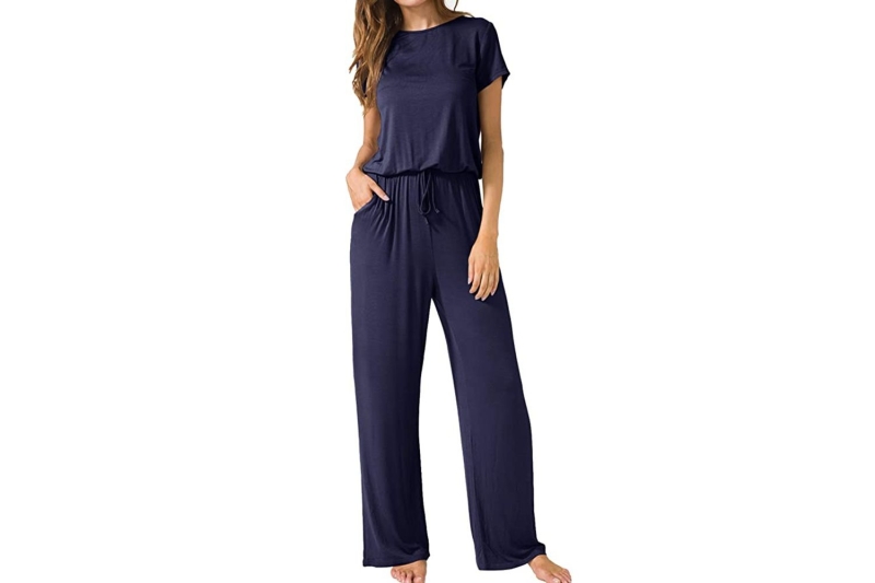 Thousands of Amazon shoppers are rating Lainab’s Short-Sleeve Wide-Legs Jumpsuit five stars because it's flattering and fashionable, and it feels like they’re wearing pajamas. Shop it starting at $26 on Amazon.