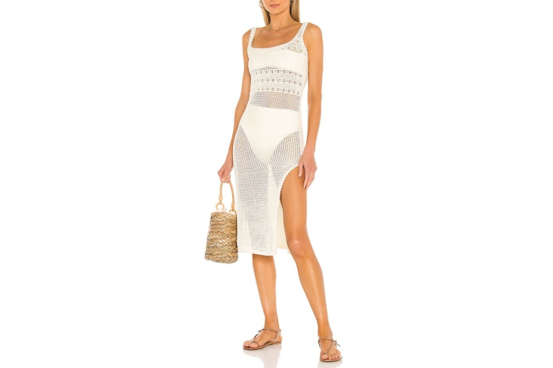 Amal Clooney looked effortlessly chic in a sheer white crochet dress during a recent date night with husband George Clooney. With the right styling, she proved the beachy cover-up can be elegant evening wear. Shop six lookalike dresses from Nordstrom, Amazon, and Revolve, starting at $35.