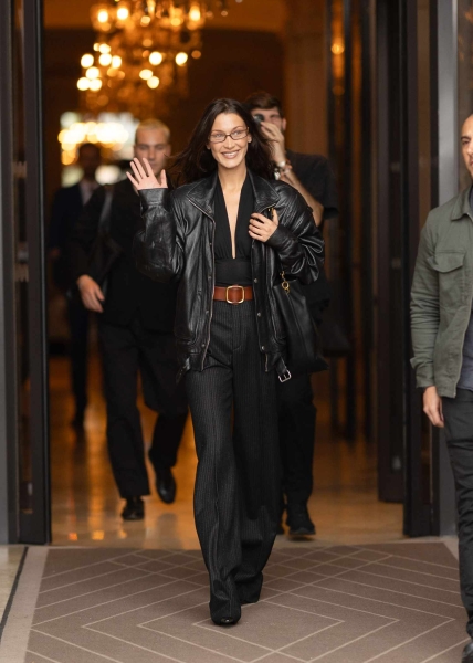 Bella Hadid stepped out in Paris while wearing the tiniest miniskirt, ever, and two jackets. See the controversial look, here.