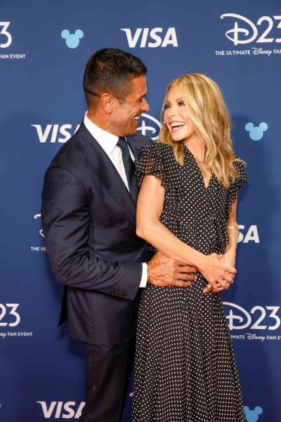 During today's episode of 'Live with Kelly and Mark,' Kelly Ripa explained that her daughter, Lola Consuelos, wore one of her dresses to this year's D23 event. See more, here.