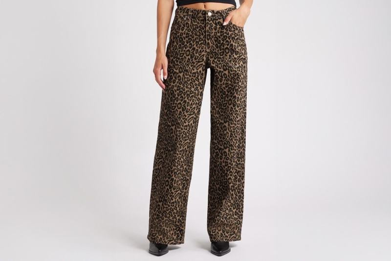 Leopard print is one of the biggest trends for fall 2024. Shop leopard print sweaters, skirts, shoes, and bags inspired by Katie Holmes, Hailey Bieber, and Rihanna.