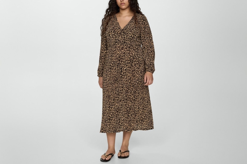 Leopard print is one of the biggest trends for fall 2024. Shop leopard print sweaters, skirts, shoes, and bags inspired by Katie Holmes, Hailey Bieber, and Rihanna.