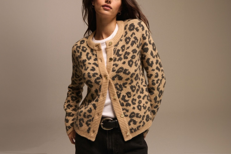 Leopard print is one of the biggest trends for fall 2024. Shop leopard print sweaters, skirts, shoes, and bags inspired by Katie Holmes, Hailey Bieber, and Rihanna.