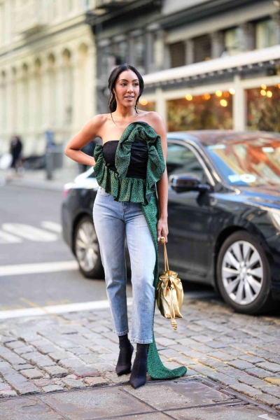 Skinny jean outfits will never go out of style. To prove it, we're sharing how to style skinny jeans 13 ways, as seen on street style stars.