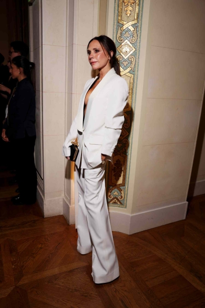 Victoria Beckham committed a fashion faux pas as she stepped out at the Business of Fashion BoF 500 Class of 2024 gala on Saturday, September 28 in a plunging power suit.