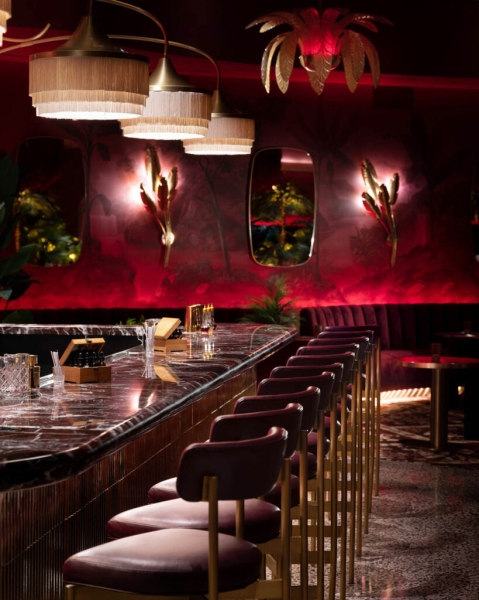 Dark and Moody: Inside Rouge Room in Las Vegas