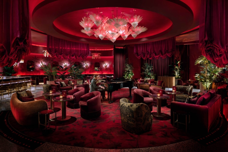 Dark and Moody: Inside Rouge Room in Las Vegas