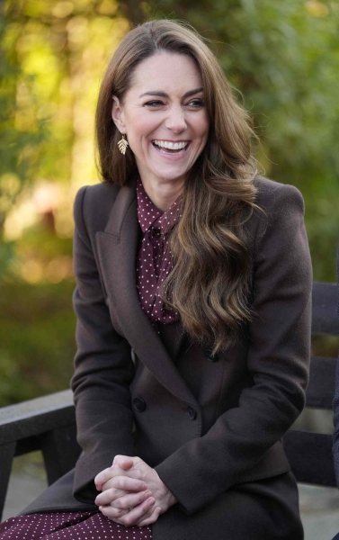 Kate Middleton made a surprise appearance at Prince Louis's soccer match on Saturday, October 12 wearing one of her favorite fall jackets, flared brown pants, and a newsboy-style cap, according to a TikTok video shared by a fellow mom at the game.