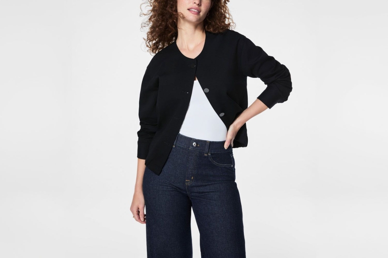 Oprah’s favorite brand Spanx released a new outerwear collection that features a reversible suede jacket, a vest with a genius detail, a classic black coat, and more fall and winter wardrobe staples.