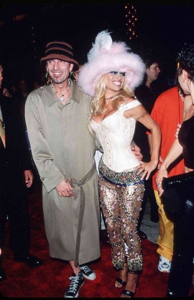 Pamela Anderson attended a Q&A session at the 20th annual Zurich Film Festival wearing a fuzzy white pantsuit that reminded us of her memorable VMAs hat. See her full outfit, here.