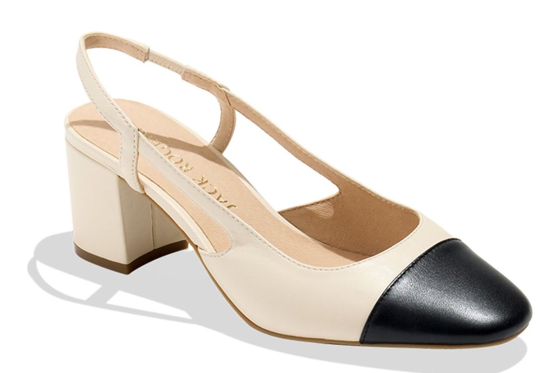 Demi Moore wore elegant black-and-white slingback kitten heels that featured a stylish cap-toe design. Shop eight lookalike styles at Nordstrom, Amazon, and more, starting at $32.