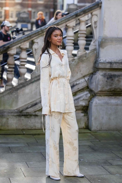 Satin pajama sets have become a street style staple and we've got fresh ways to wear them. Here's how to wear a satin pajama set outside of the house for date night, brunch, and everything in between.