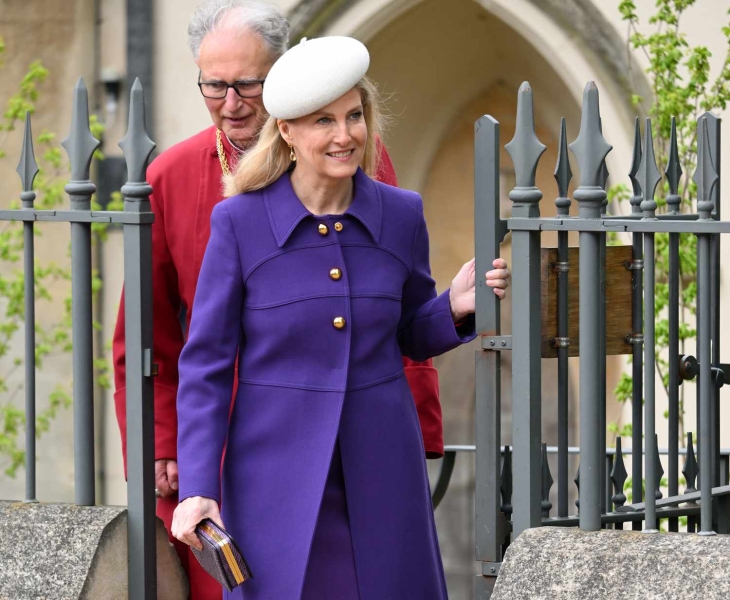 Sophie, Duchess of Edinburgh, wore an olive green coat dress during the Birmingham pub bombing memorial on November 21. The look is reminiscent of one of Kate Middleton's go-to outfit formulas. See photos of the look—and the inspiartion—here.