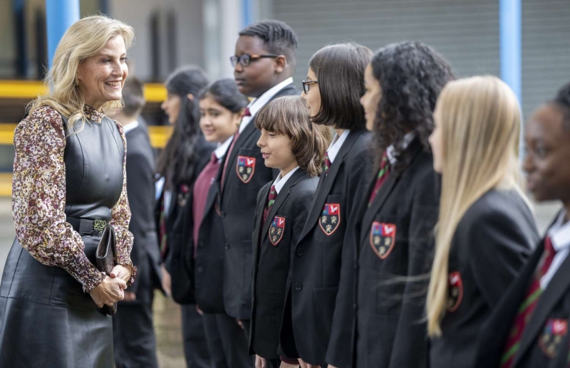 Sophie, Duchess of Edinburgh, wore an olive green coat dress during the Birmingham pub bombing memorial on November 21. The look is reminiscent of one of Kate Middleton's go-to outfit formulas. See photos of the look—and the inspiartion—here.