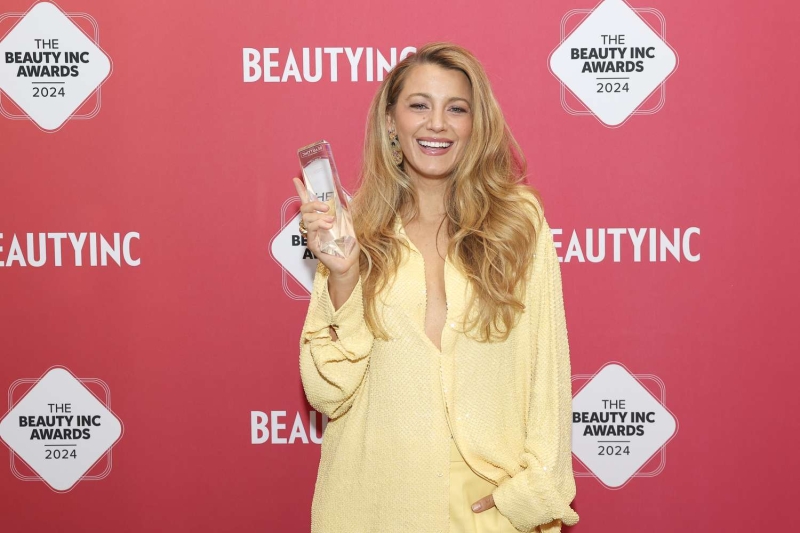 Blake Lively delivered a lesson in dopamine dressing for winter with a sunny yellow outfit and a pair of Hawaiian-print Christian Louboutin shoes. See her full look, here.