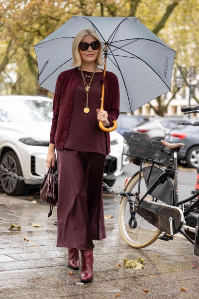 Wine red dominated the runways this season and is quickly proving itself to be a versatile fall staple. Here are 12 ways to style the rich, vampy hue.