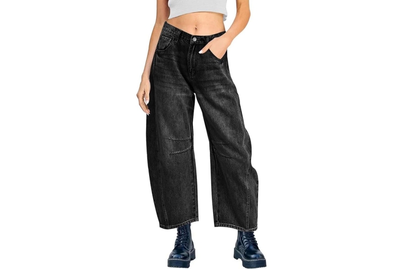 Cameron Diaz looked effortlessly cool on the red carpet in barrel-leg jeans. The divisive denim style has also been worn by Jennifer Lopez, Jessica Alba, and Katie Holmes—and I found eight barrel-leg jeans worth trying, starting at just $20.