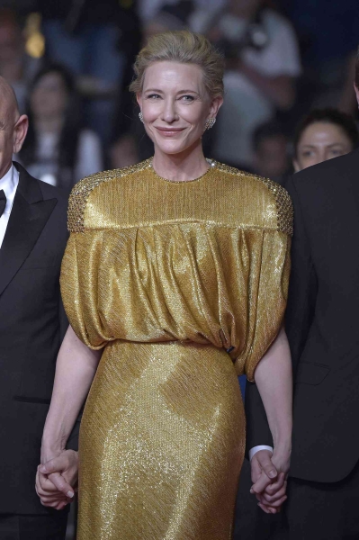 Cate Blanchett's red carpet look for the 2025 Golden Globes saw her embracing the title of the show, with a glamorous golden gown that she previously wore at the 2024 Cannes Film Festival. See photos of the look here.