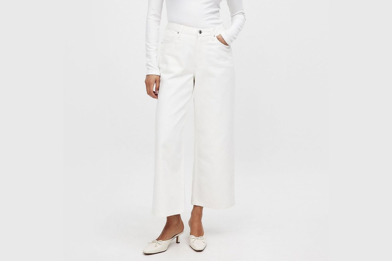 Culottes are blowing up for spring 2025, but celebrities like Gwyneth Paltrow, Ayo Edebiri, and Selena Gomez are already wearing them. Shop the controversial pants trend from Madewell, Everlane, Vince, and more to see why it’s worth trying ASAP.