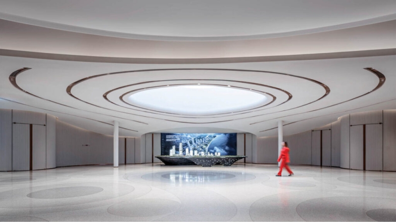 Explore A Helix Of Corridors In This Sales Center In Shanghai