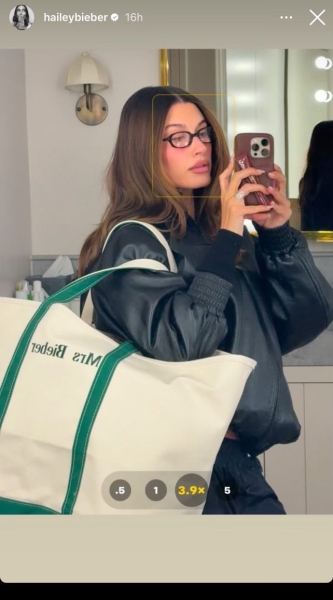 Hailey Bieber shut down any speculation of trouble in her marriage to Justin Bieber while sporting a new handbag on her Instagram Story.