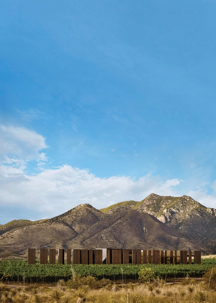 Indulge In This Minimalist Winery With Mountain Views