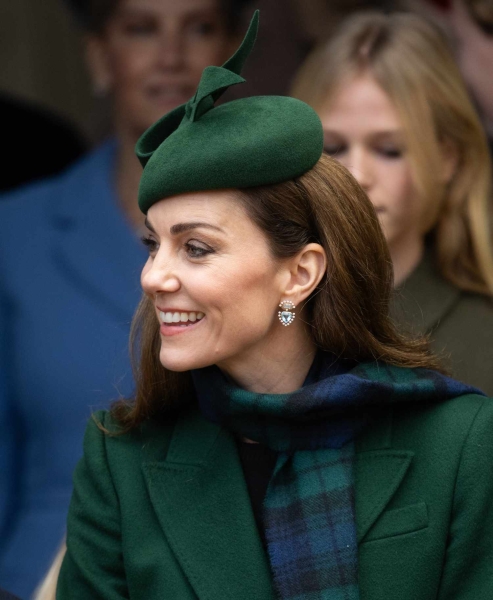 Kate Middleton debuted a new pair of blue topaz earrings during the royal family's annual Christmas at Sandringham. Here's why her choice of jewelry was so significant.