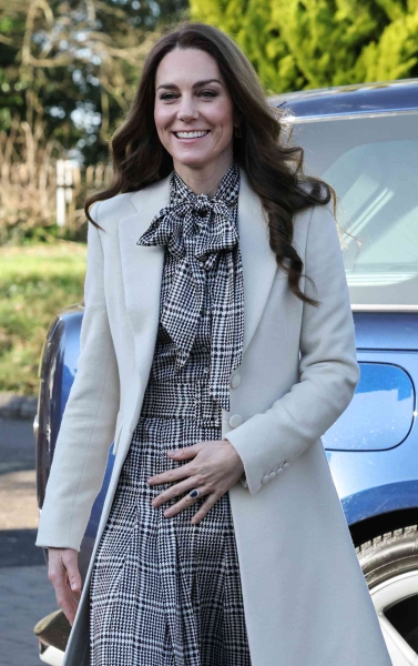 Kate Middleton re-wore a Zara dress that now retails for $20 while visiting the Ty Hafan hospice in Wales on January 30. Middleton previous wore the dress three other times.