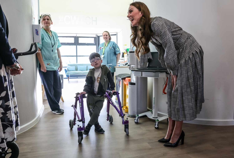 Kate Middleton re-wore a Zara dress that now retails for $20 while visiting the Ty Hafan hospice in Wales on January 30. Middleton previous wore the dress three other times.