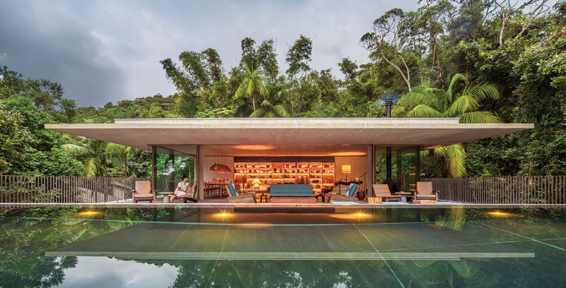 This Brazilian Beach House Seemingly Floats Among The Trees