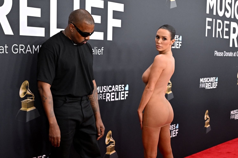 Bianca Censori's nude outfit at the 2025 Grammy Awards red carpet could potentially cause her to face charges due to California's indecent exposure laws.