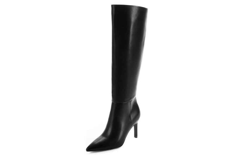 Celebrities like Sarah Jessica Parker, Jennifer Lopez, and Taylor Swift have all recently worn knee-high boots. An InStyle writer found several similar pairs of tall boots with pointed-toes, stiletto heels, and slouchy silhouettes, starting at $40 on Amazon.