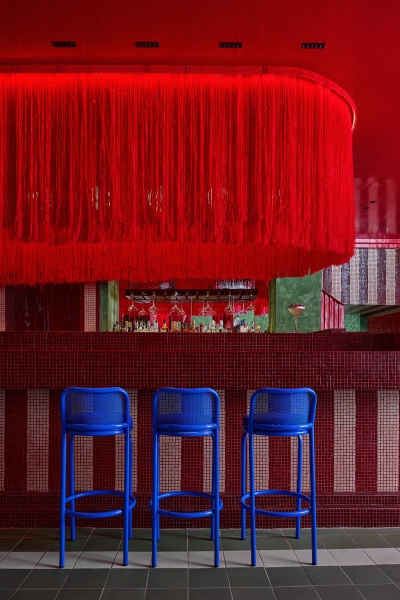 Glossy Reds Echo ‘Suspiria’ At This Mexico City Bar By Maye Ruiz