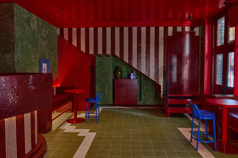 Glossy Reds Echo ‘Suspiria’ At This Mexico City Bar By Maye Ruiz