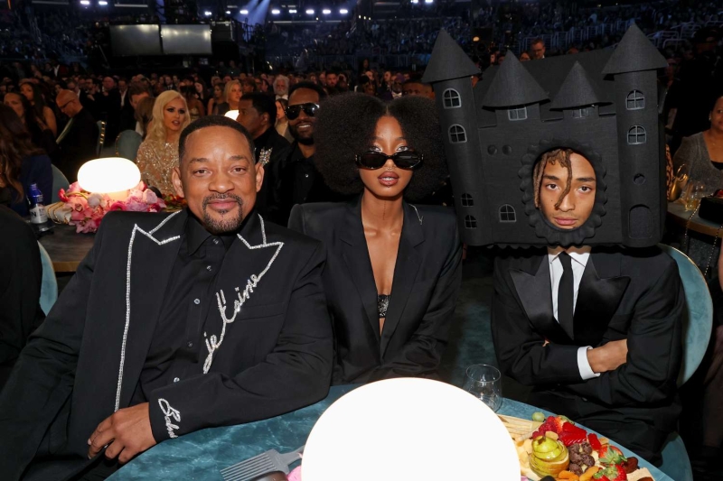 Jada Pinkett Smith shared her reaction to son Jaden Smith wearing a castle hat at the 2025 Grammy Awards. See her reaction here.