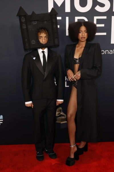 Jada Pinkett Smith shared her reaction to son Jaden Smith wearing a castle hat at the 2025 Grammy Awards. See her reaction here.