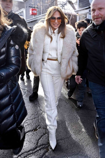 Jennifer Lopez wore an all-white outfit to the Sundance Film Festival 2025, including white ankle boots. Shop white winter boots from Franco Sarto, Sam Edelman, and more.