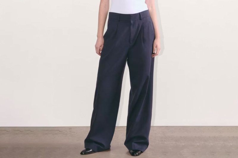 Kate Middleton wore wide-leg trousers, the trending spring pants Katie Holmes and Sofía Vergara have worn. Shop wide-leg pants from Madewell, J.Crew, Zara, Nordstrom, and Amazon.