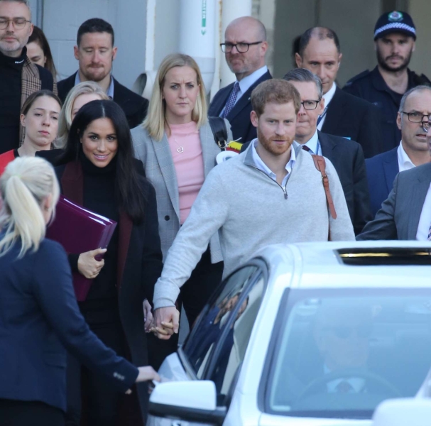 Meghan Markle paid homage to Prince Archie by re-wearing a meaningful coat while making a surprise hockey game appearance with Prince Harry on February 8. The couple are currently in Canada for the 2025 Invictus Games. See the look, here.