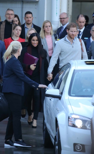 Meghan Markle paid homage to Prince Archie by re-wearing a meaningful coat while making a surprise hockey game appearance with Prince Harry on February 8. The couple are currently in Canada for the 2025 Invictus Games. See the look, here.