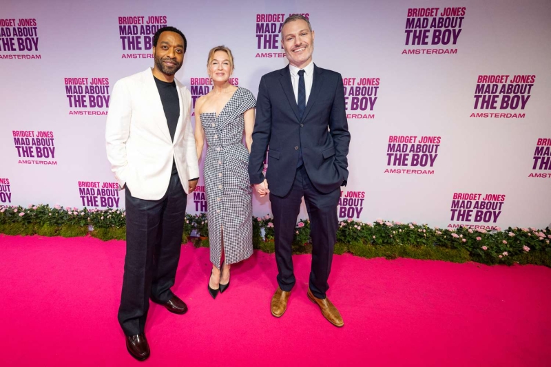 Renée Zellweger wore another one-shoulder dress to the 'Bridget Jones: Mad About the Boy' screening in Amsterdam on February 3. See the asymmetric houndstooth dress, here.