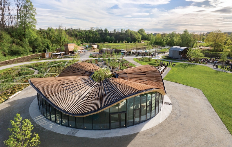 Bio-Based Materials Inform The Design Of This Wavelike Pavilion