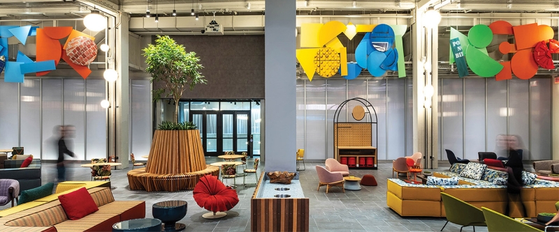 Explore Google’s Energizing New York HQ