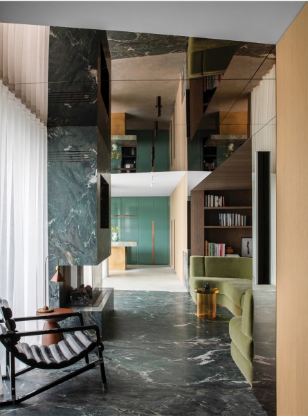 Reflective Surfaces Add Intrigue To A Fashionable Dublin Home