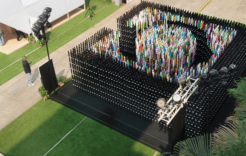 This Installation Celebrates The World’s Largest Paint Library