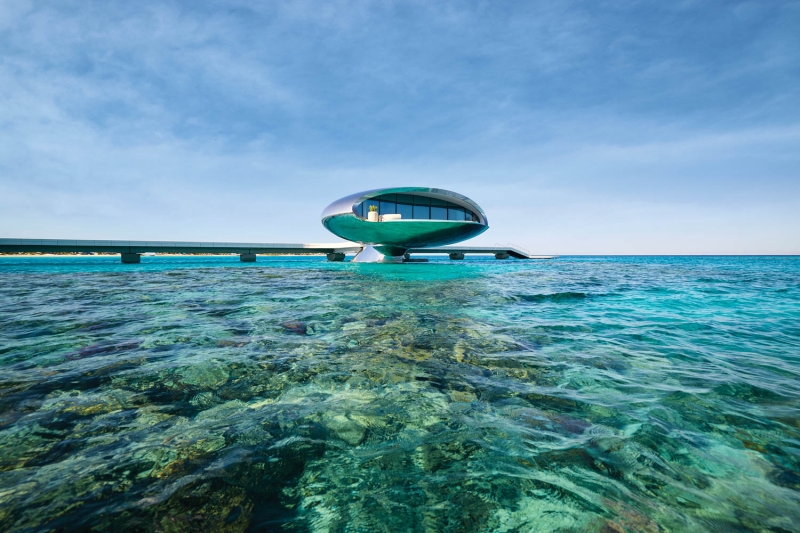 Shebara Resort, A Floating Net-Zero Oasis, Wows