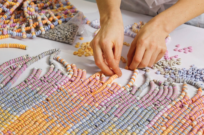 Simone Post Crafts A Sugary-Sweet Installation